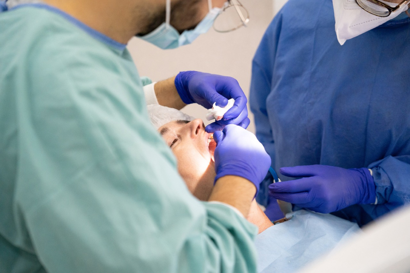 Endodontic treatment room at a Manhattan dental practice