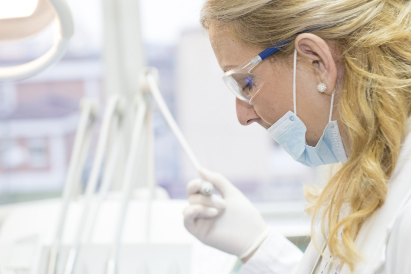 Endodontic treatment room at a Manhattan dental practice